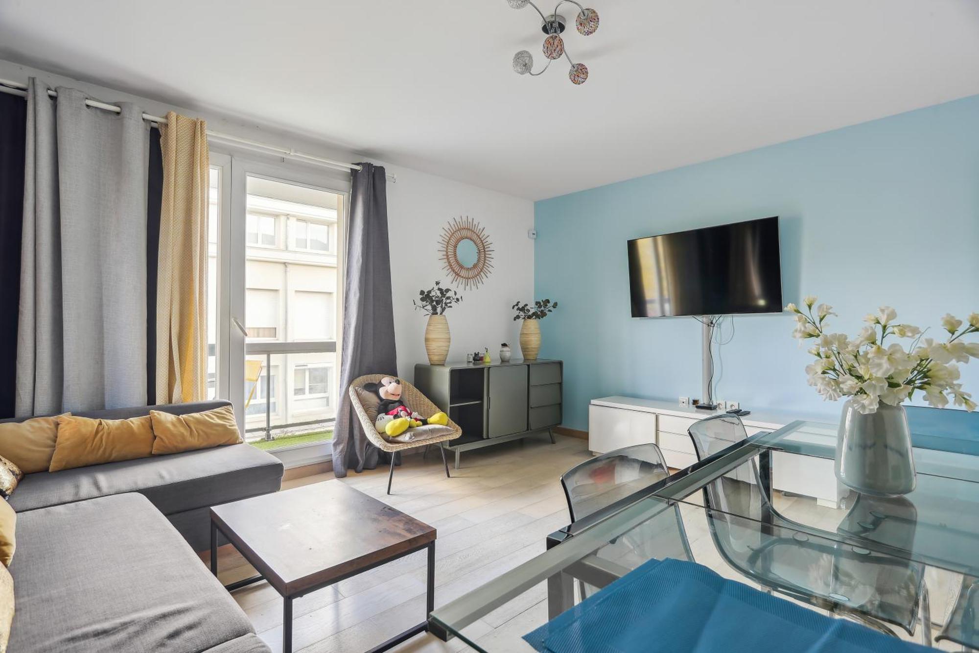 Beautiful T4 Appartement 8 Personnes Proche Disney Parking Prive Bussy-Saint-Georges Luaran gambar